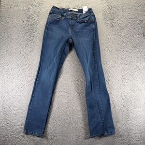 Levi's 529 Jeans Womens 8 Blue Cotton Denim Bootcut Leg Curvy Workwear Stretch